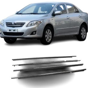 4pcs set Toyota Allion 260 Chrome Weather Strips