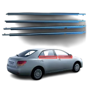 4pcs set Toyota Premio 260 2010 Chrome Weather Strips