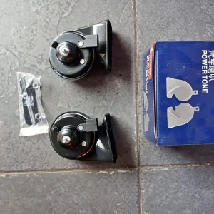 Premium-grade, high-output acoustic signaling, Car Horn Replacement, Loud Car Horn Kit, Dual Tone DENSO Power Tone Car Horn
