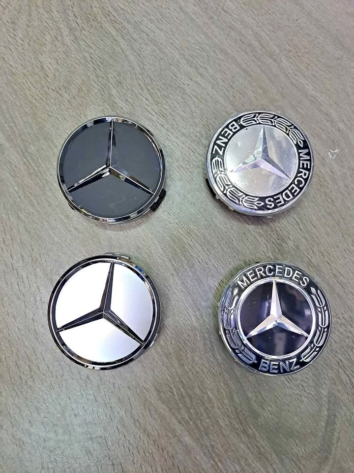 Mercedes-Benz Wheel Center Caps 4pcs Replacement Set