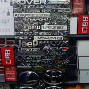Assorted Car Brand Logos and Replacement Name Emblems (Sold Per Piece)