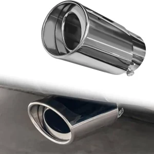 Universal Bolt-On Chrome Sport Muffler Tip with Adjustable Screws