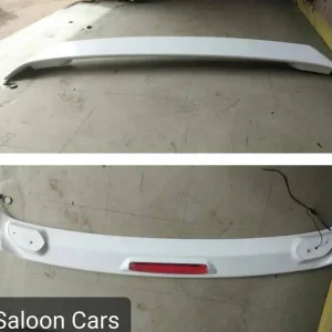 Toyota Corolla & Universal Saloon Rear Boot Spoiler - Pearl White