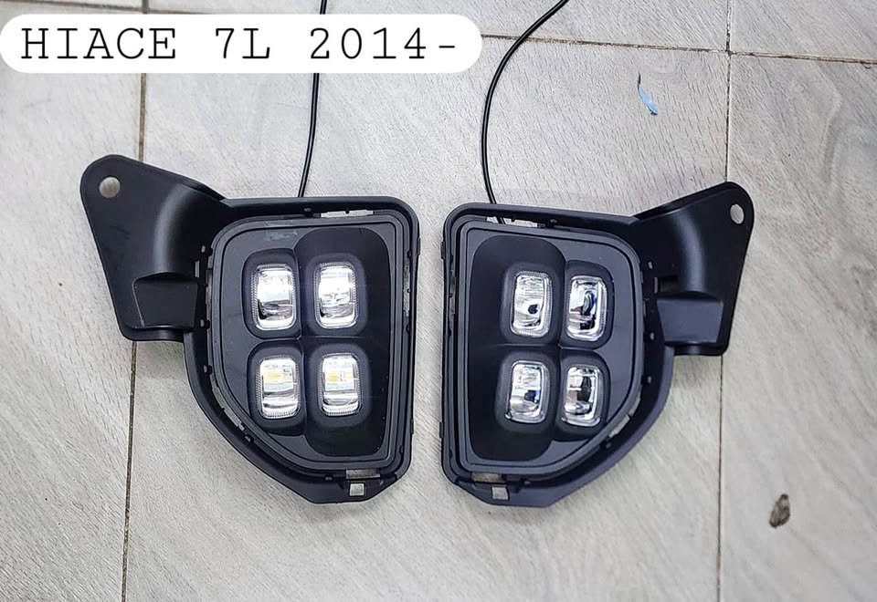 Toyota Hiace 7l 2014+ Bi-Colour LED Fog Lights with Sequential Indicators (2pcs Set)