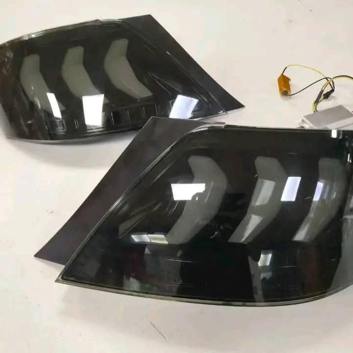 Toyota Mark X 120 Series Smoked LED Aftermarket Sport Tail Lights (2pcs Set)