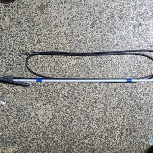Nissan Pillar Mount Retractable Radio Antenna TY-A-146 | Stainless Steel Manual Telescopic Aerial Kit