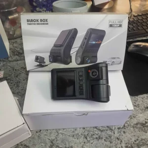 Premium 3-Lens Vehicle Video Recorder – Front, Cabin & Reverse Camera