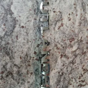 Durable Chrome "OUTLANDER" Rear Trunk Boot Lid Emblem Badge for Mitsubishi Outlander (All Generations)