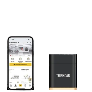 THINKCAR D200 Wireless Bluetooth OBD2 Diagnostic Scanner | OE-Level All System Bi-Directional Code Reader with Lifetime Free Updates