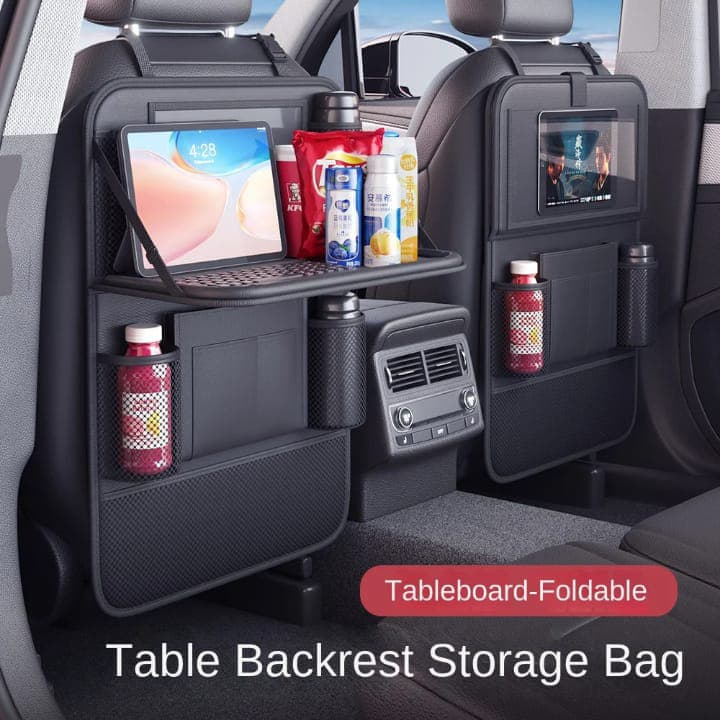 2pcs set Premium Car Back Seat Organizer - Large Capacity Multi-Pocket Storage
