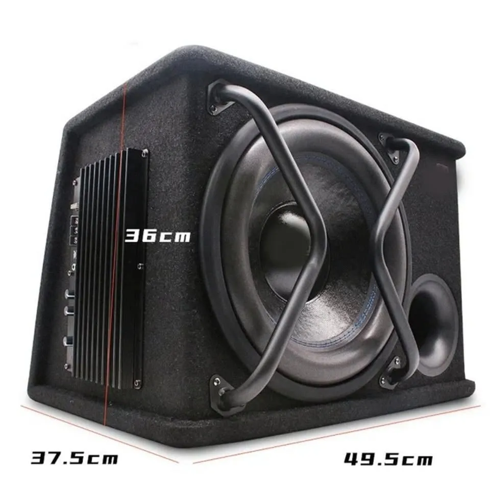 Kuerl 10" Powered Active Subwoofer Box 2000W Max Power