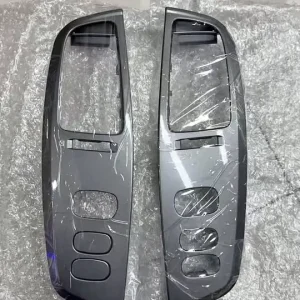 Toyota Land Cruiser 120 Series Matte Silver Dashboard Air Vent Panel Covers | Left & Right Set