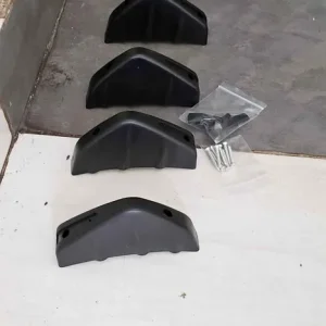 Universal Rear Bumper Spoiler Shark Fin Diffuser Pods (4Pcs Full Set)
