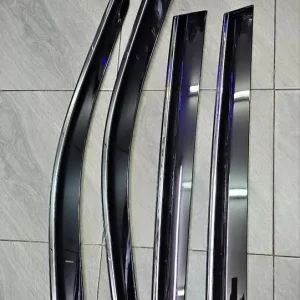 2019-Present Toyota RAV4 XA50 Series Premium Chrome-Trimmed Injection Window Door Visors (4-Piece Set)