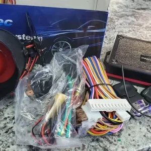 Universal Car Alarm System & Remote Central Locking Kit - Full Set