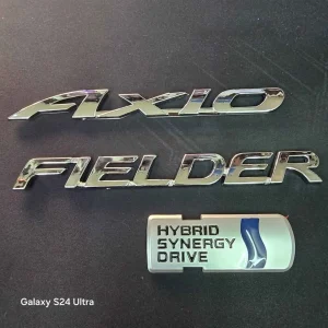 Toyota Fielder / Axio 160 Series Rear Tailgate Emblem Badge Sticker - Sold Per Piece