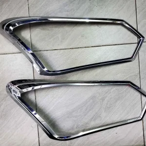 Isuzu D-Max Custom Chrome Front Headlight Bezel Trim Frames - 2Pcs Left & Right Set
