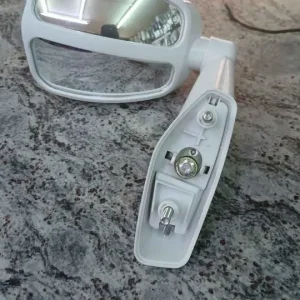 Universal JDM Style Fender Mount Auxiliary Parking Mirror - Dual Blindspot Glass