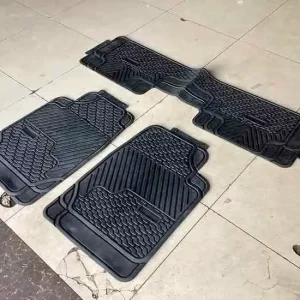 Heavy Duty 3-Piece Universal Rubber Car Floor Mats (5-Seater) – Conjoined Rear Cover All-Weather mats