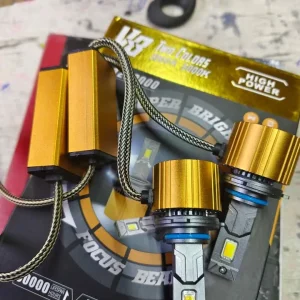 H11 V13 3-Color LED Headlight Bulbs – Premium Dual High/Low Beam Laser Bright Conversion Kit (Sold Per Pair)