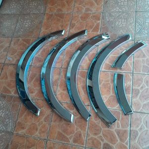 Toyota Hiace KDH 200 Series Chrome Fender Flares Moulding Kit - 6Pcs Full Set
