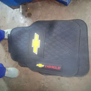 Chevrolet Universal Rubber Car Floor Mats | 5 Seater Full Set – All-Weather Heavy Duty