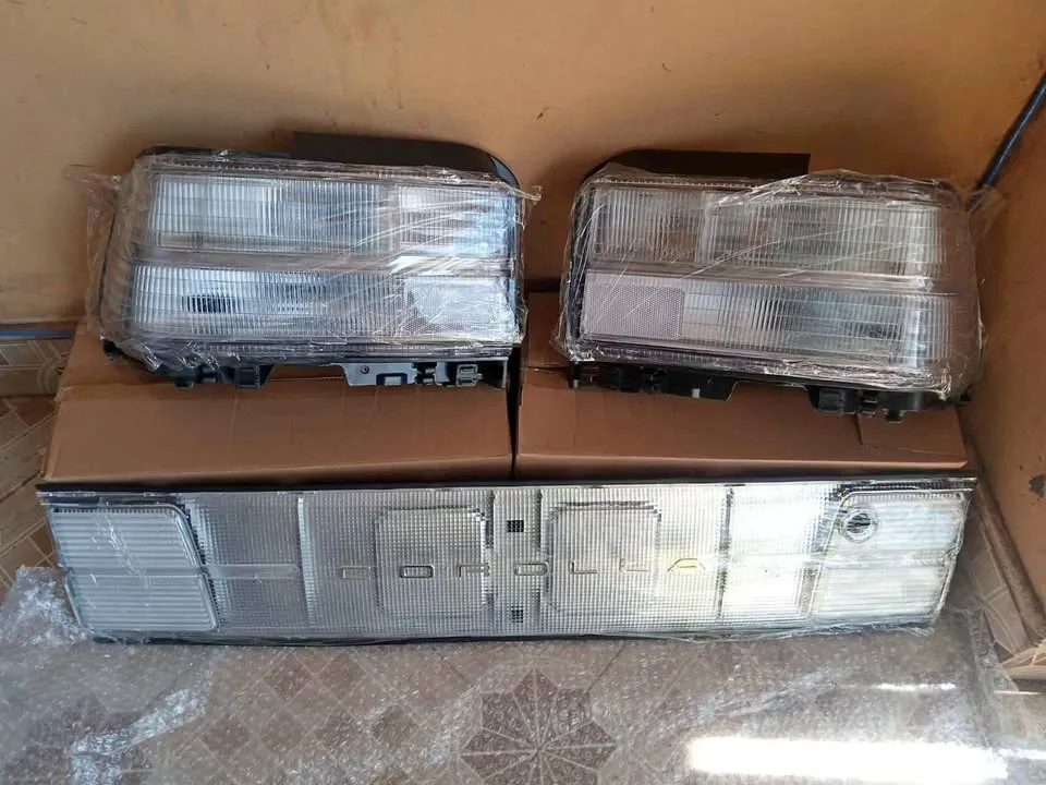 Toyota Corolla AE100 AE101 Aftermarket Clear LED Tail Lights and Boot Panel Set
