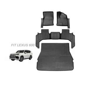 Lexus LX 600 Premium 3D/5D TPE Floor Mats & Boot Liner Package