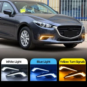 Mazda Axela 2017-2019 LED DRL Tri-Color Fog Lights Set