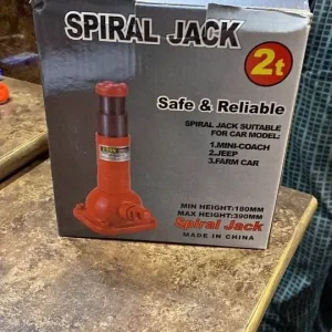 Premium 2-Ton Mechanical Spiral Screw Bottle Jack