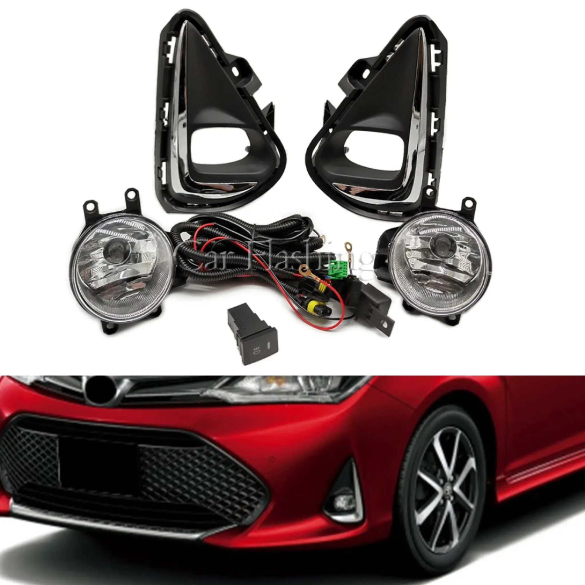 Toyota Axio 2015-2018 Fog Lights Complete Kit