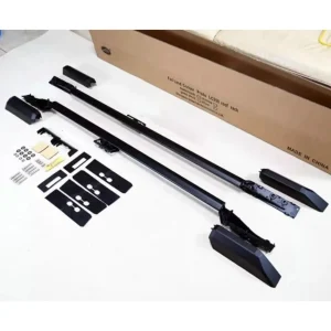 Toyota Land Cruiser Prado J250 Premium Roof Rack Rails Set – Stealth Black Longitudinal Cargo Bars Assembly (2Pcs Set)