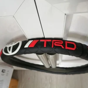 Toyota TRD Premium Branded Non-Slip Car Steering Wheel Cover (Per Piece)