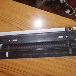Premium Carbon Fiber Style Adjustable Tilting Front Number Plate Holder Bracket