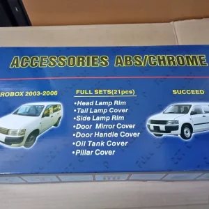 Premium Full Exterior Chrome Styling Kit for Toyota Probox & Succeed (2002–2012 Old Model)