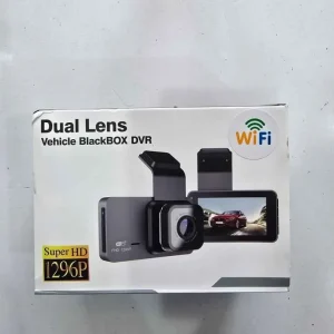 Super HD 1296P Dual Lens Vehicle Blackbox DVR Dash Camera