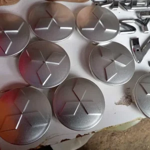 Mitsubishi Pajero Montero Wheel Center Cap – Replacement 4x4 Chrome Deep-Dish Rim Hub Cover (Per Piece)