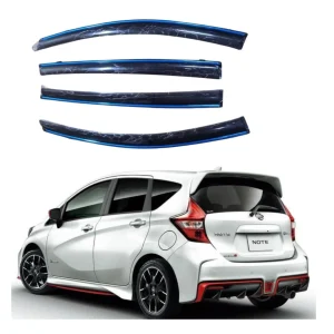 Nissan Note E12 Series (2017–2020) Premium Branded Window Visor Wind Breakers Set