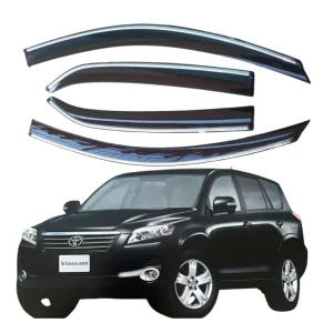 Toyota Vanguard Premium Chrome-Trim Window Visor Windbreakers Set