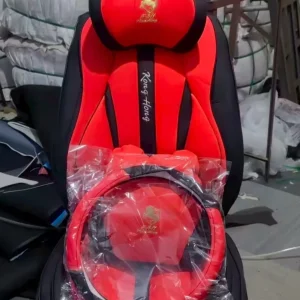Universal Sport Racing Leather Car Seat Covers Set | 5 Seater Full Set