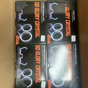 5D Glory Crystal Multi-Color LED Headlight Halo Rings Retrofit Kit (2.5" / 3" Set)