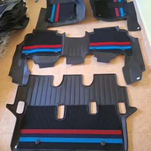Premium 7D Custom-Fit Luxury Car Floor Mats Set with Full Trunk/Boot Mat