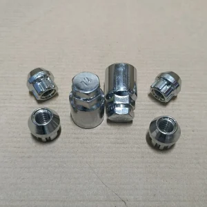 Toyota Anti-Theft Wheel Lock Nut Set M12 x 1.5 (4 Nuts + 2 Keys)