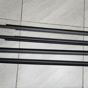 Premium 2005-2010 Toyota Belta Black Outer Window Weatherstrip Trim Moulding Set (4-Piece Combo)