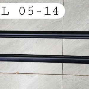 Toyota HiAce 2005-2014 Outside Door Window Glass Weather Strip Belt Seal — Sleek Black 2-Piece Set
