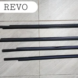 Toyota Hilux Revo Outside Door Window Glass Weather Strip Belt Seal — Sleek Black Double Cab 4-Piece Set