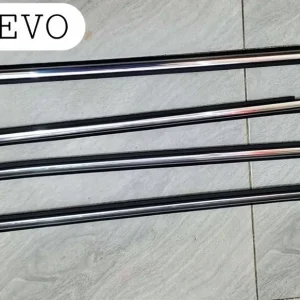 Toyota Hilux Revo Outside Door Window Glass Weather Strip Belt Seal — Polished Chrome Double Cab 4-Piece Set