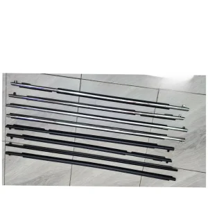 2007-2021 Toyota Land Cruiser 200 Series Chrome Window Weather Strip Set (4-Pc)