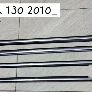 2010-2019 Toyota Mark X GRX130 Chrome Window Weather Strip Set (4-Pc Combo)