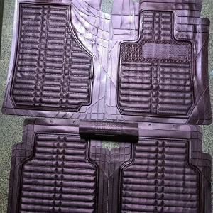 Premium 3D Heavy-Duty All-Weather Car Floor Mats | Complete 5-Piece Coffee Brown Interior Protection Set